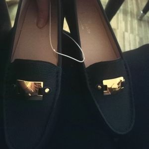 Kate Spade (navy blue & gold) "Carmen" Flats